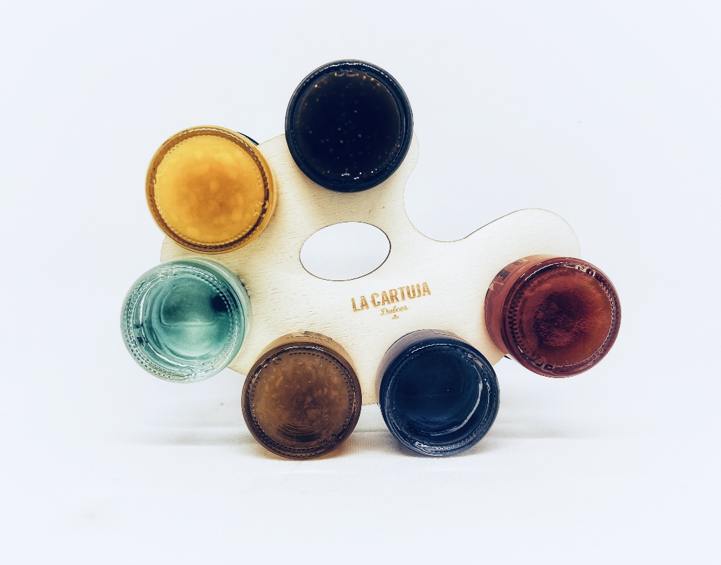 Paleta de colores con 6 mermeladas mini - Imagen 2