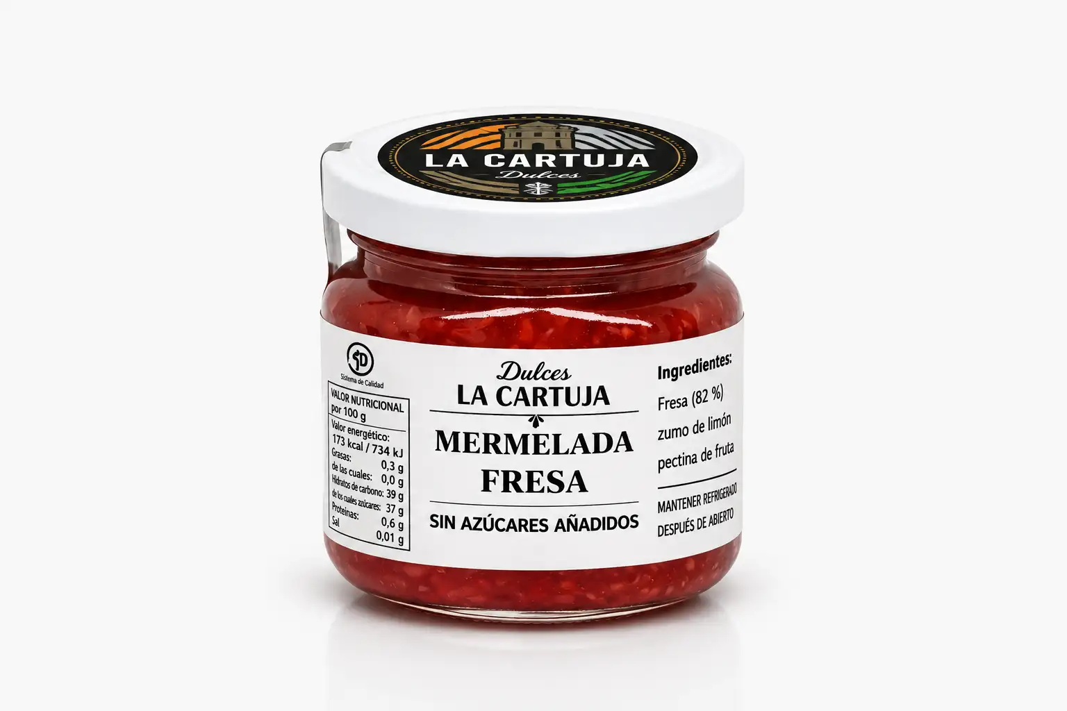 mermelada de fresa sin azucar