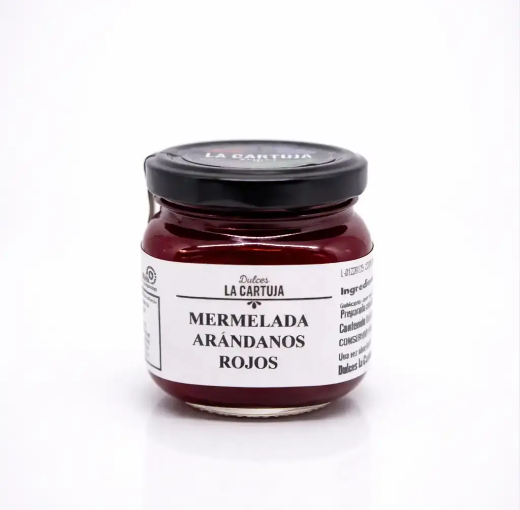 mermelada de arandanos rojos