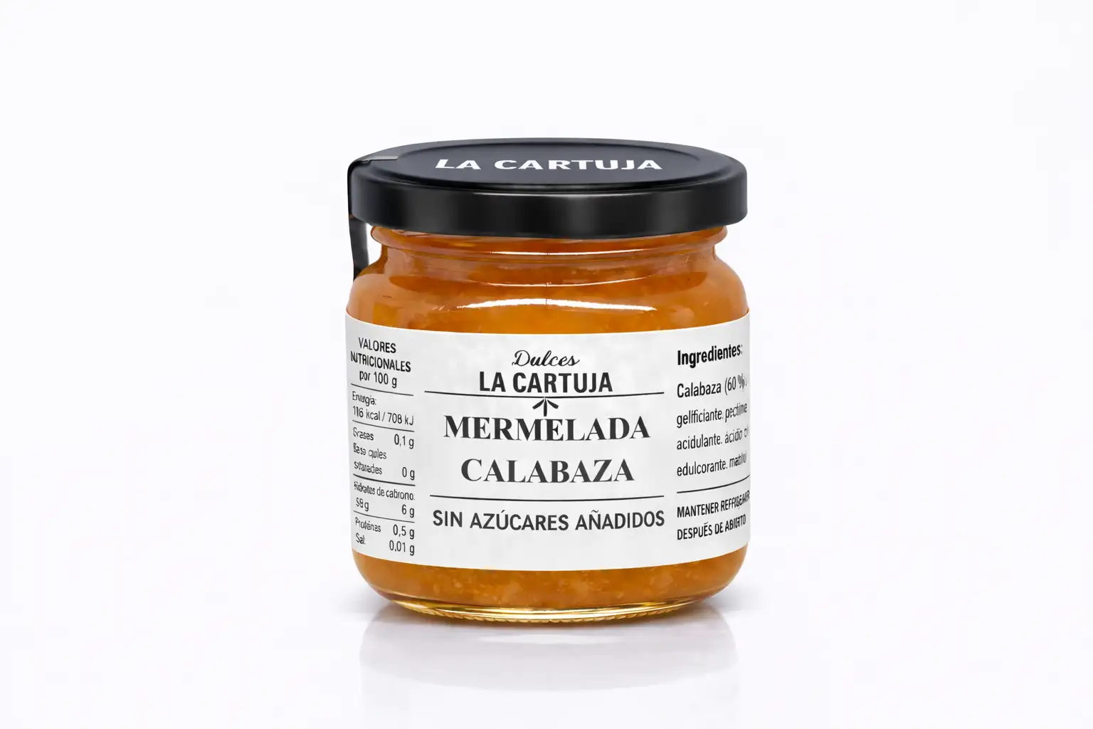 Mermelada de Calabaza Sin azúcar