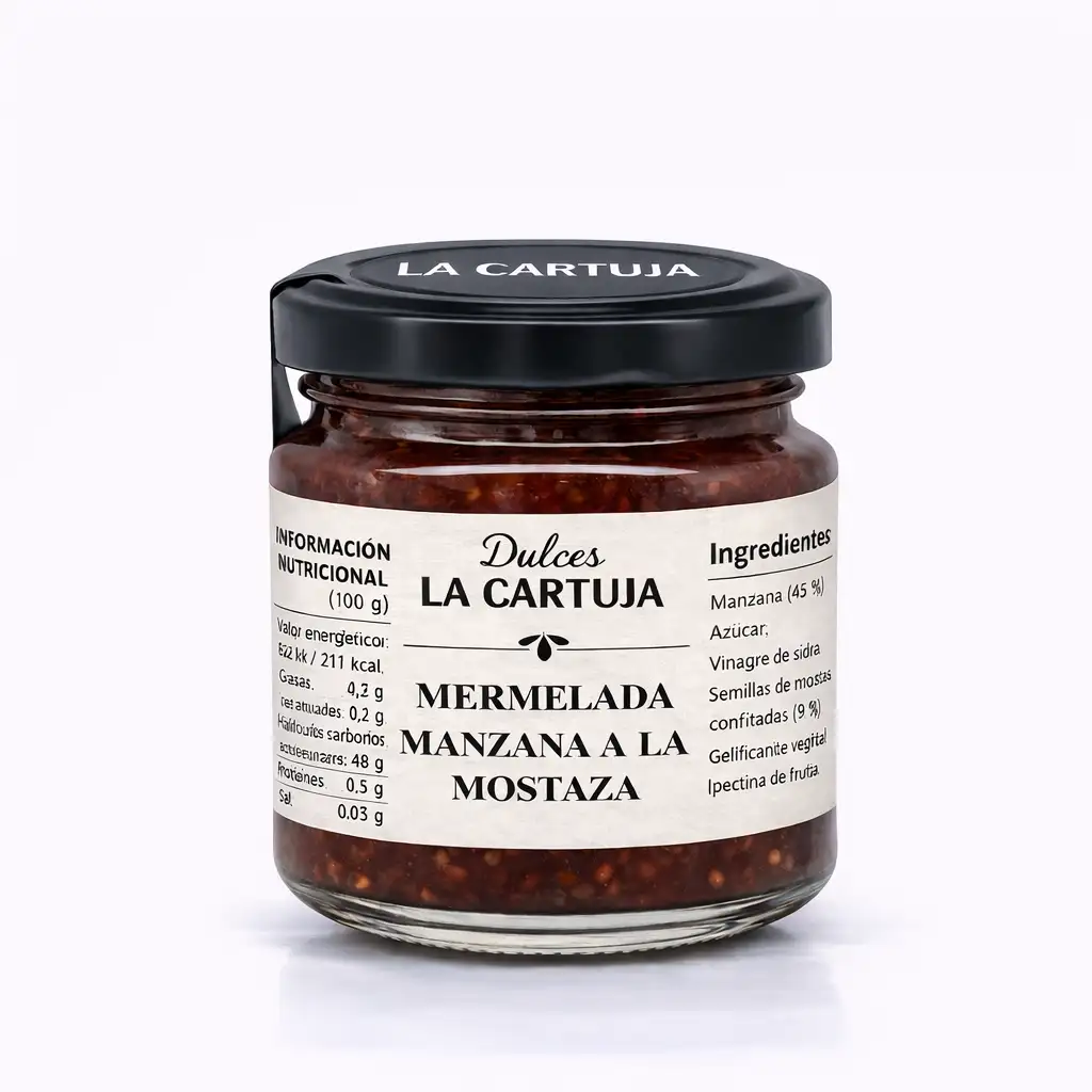 Mermelada de Manzana a la Mostaza
